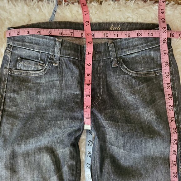 7 For All Mankind Kate w/Crystal Detail Jeans - Picture 8 of 8